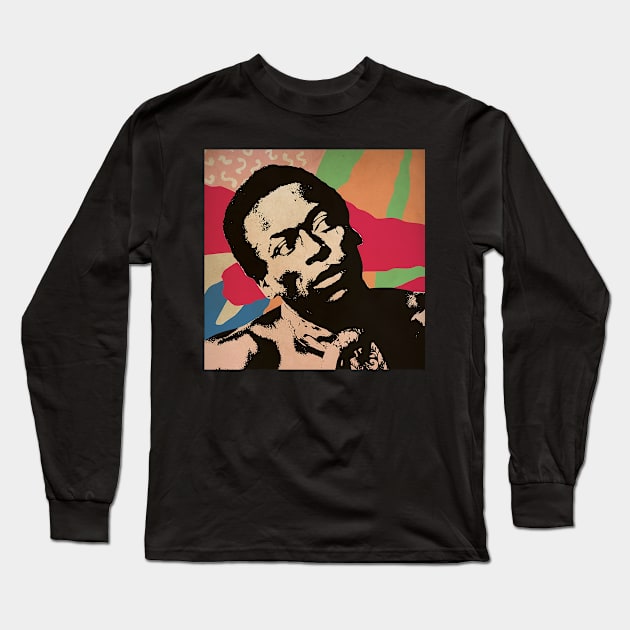 Vintage Poster - Miles Davis Style Long Sleeve T-Shirt by Pickle Pickle